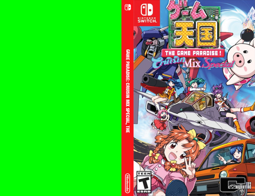 Game Tengoku CruisinMix Special — box-texture (US)