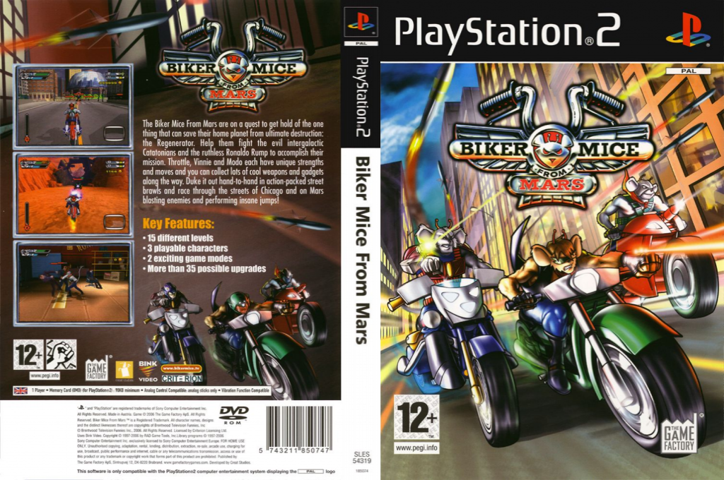 Biker Mice from Mars — box-texture (EU)