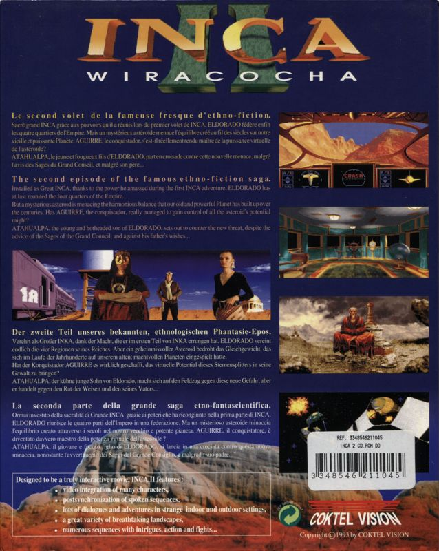 Inca 2 - Wiracocha — box-2D-back (EU)