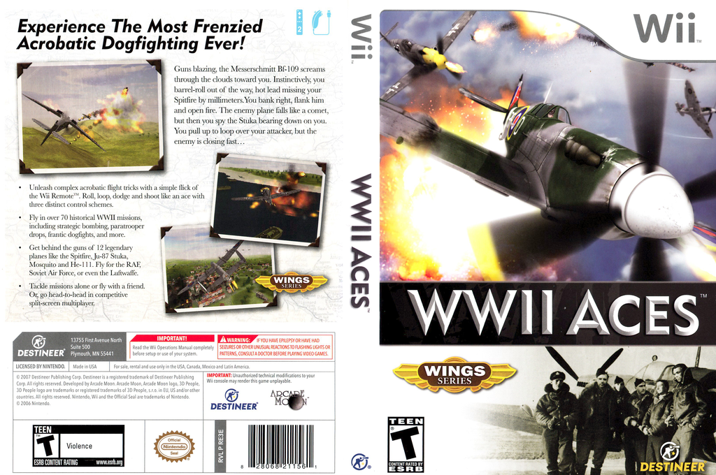 WWII Aces — box-texture (US)
