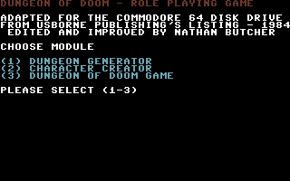 Dungeon of Doom — sstitle (WOR)