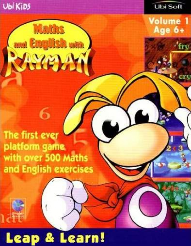 Maths And English With Rayman Volume 1 box art