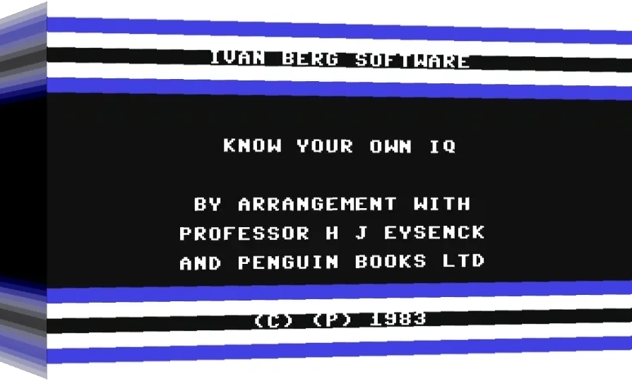 Know Your Own IQ — box-3D (EU)