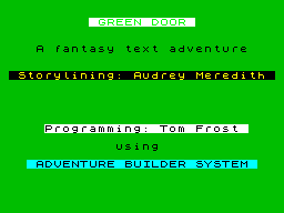 Green Door — sstitle (WOR)
