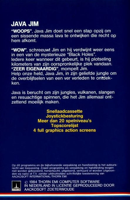 Java Jim - Square Shaped Trouble — box-2D-back (EU)