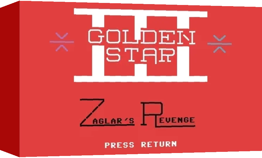 Golden Star 3 : Zaglar's Revenge — box-3D (WOR)