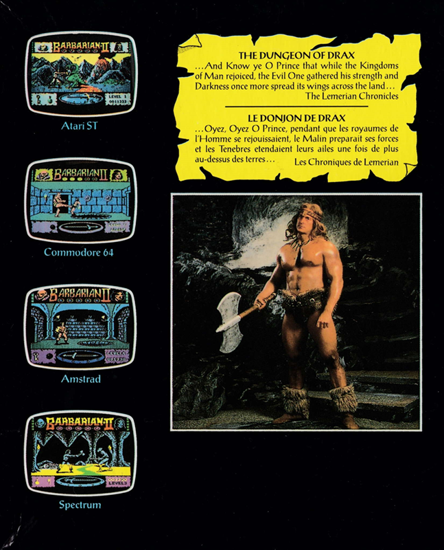 Barbarian 2 - The Dungeon Of Drax — box-2D-back (EU)