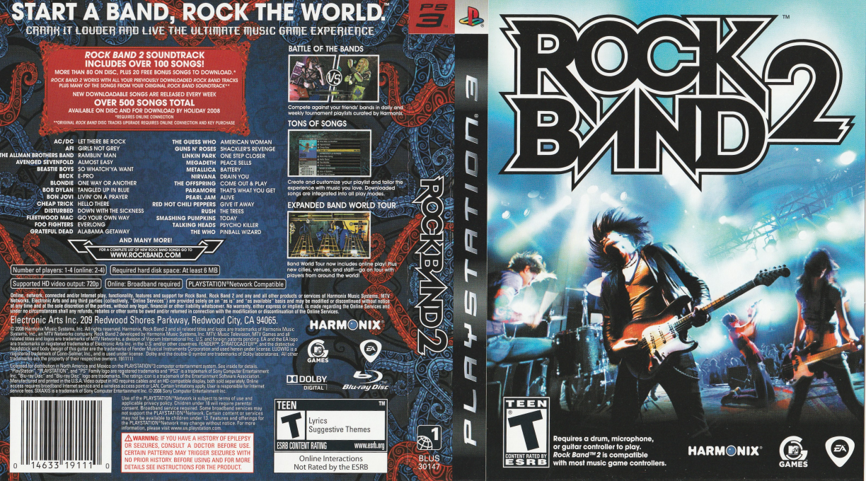 Rock Band 2 — box-texture (US)