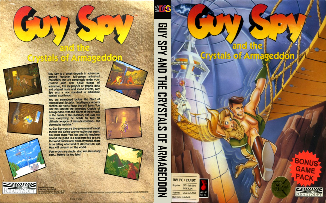 Guy Spy And The Crystals Of Armageddon — box-texture (US)