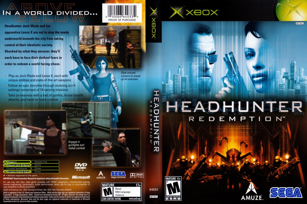 Headhunter - Redemption — box-texture (US)