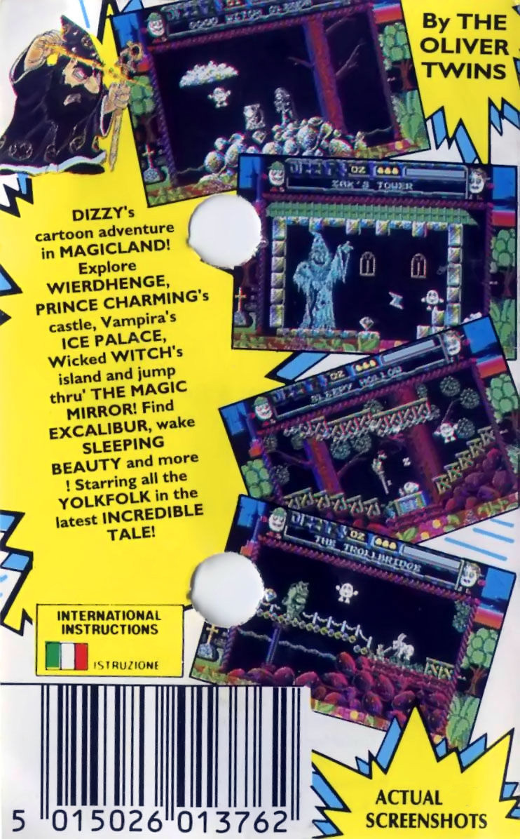 Magicland Dizzy — box-2D-back (EU)