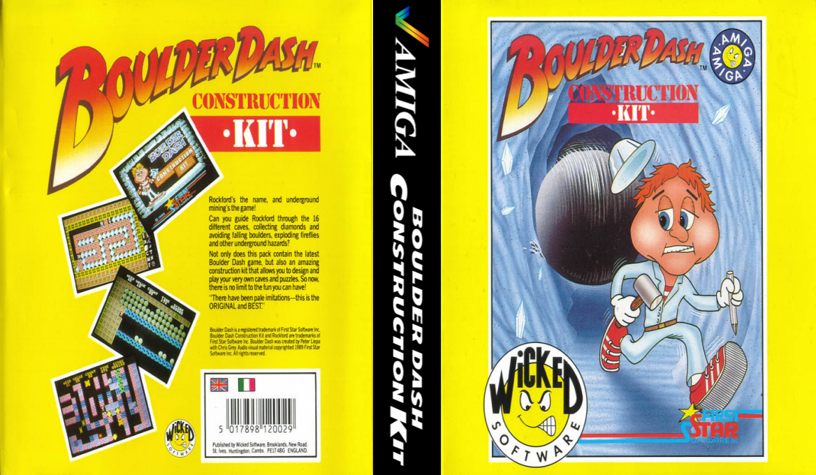 Boulder Dash Construction Kit — box-texture (EU)