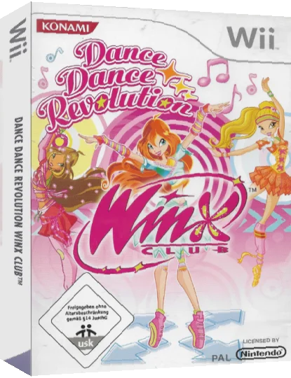 Dance Dance Revolution - Winx Club — box-3D (DE)