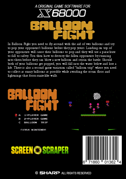Balloon Fight — box-2D-back (SS)