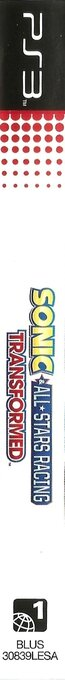 Sonic & All-Stars Racing Transformed — box-2D-side (BR)