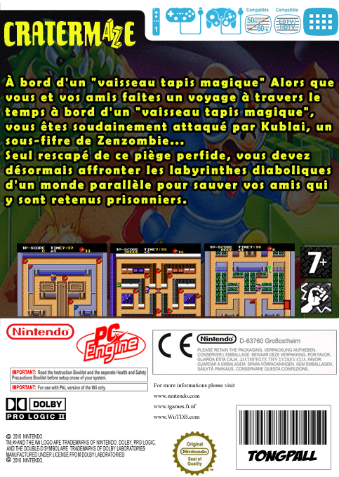 Cratermaze — box-2D-back (FR)