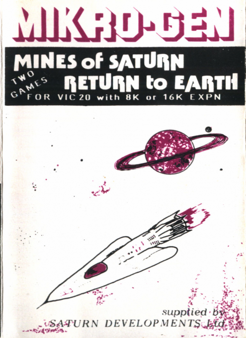 Mines of Saturn box art