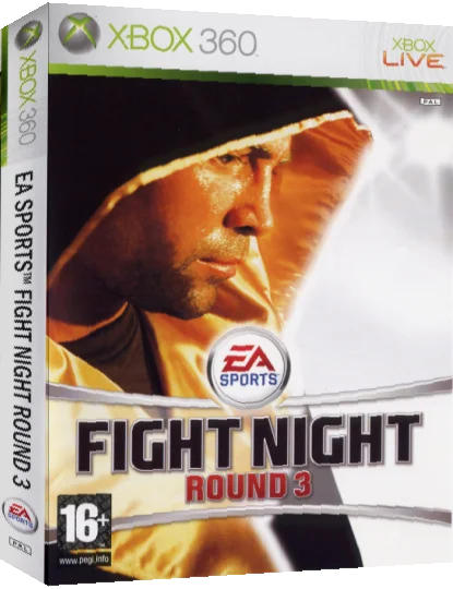 Fight Night Round 3 — box-3D (UK)