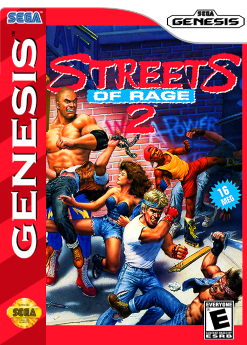 Streets Of Rage 2 box art