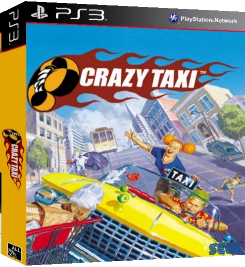 Crazy Taxi — box-3D (US)