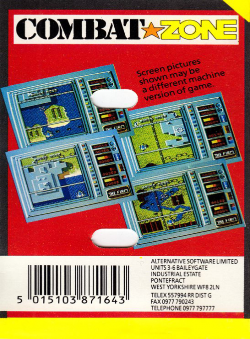 Combat Zone — box-2D-back (EU)