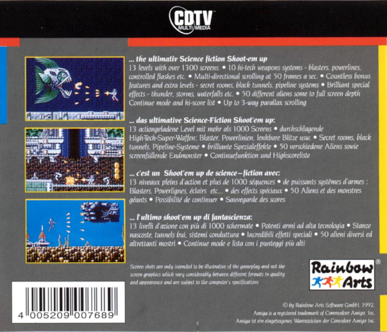 Turrican — box-2D-back (EU)