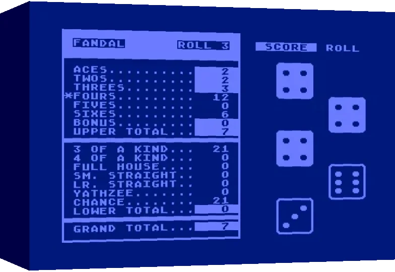 Yahtzee — box-3D (WOR)
