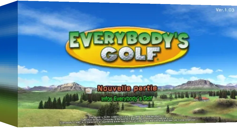 Everybody's Golf — box-3D (WOR)