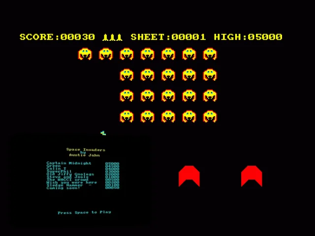 Space Invaders — mixrbv2 (WOR)