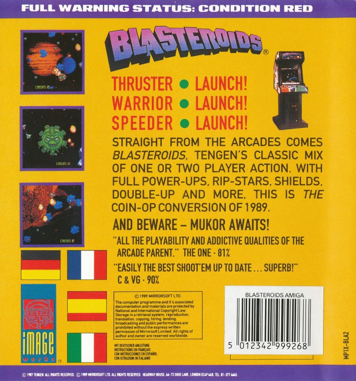 Blasteroids — box-2D-back (EU)