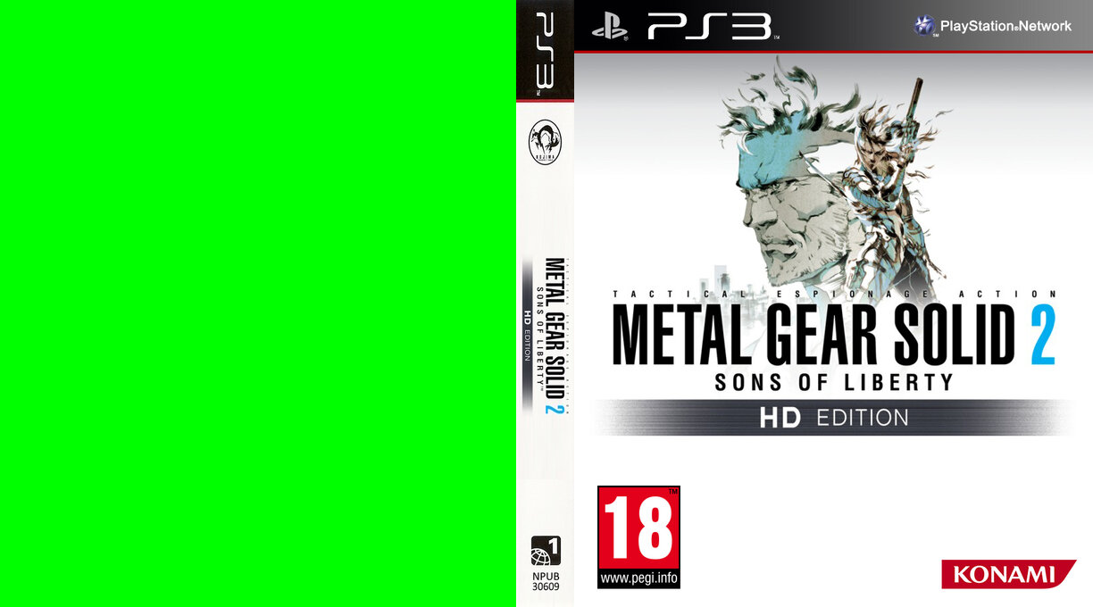 Metal Gear Solid 2 - Sons of Liberty - HD Edition — box-texture (EU)