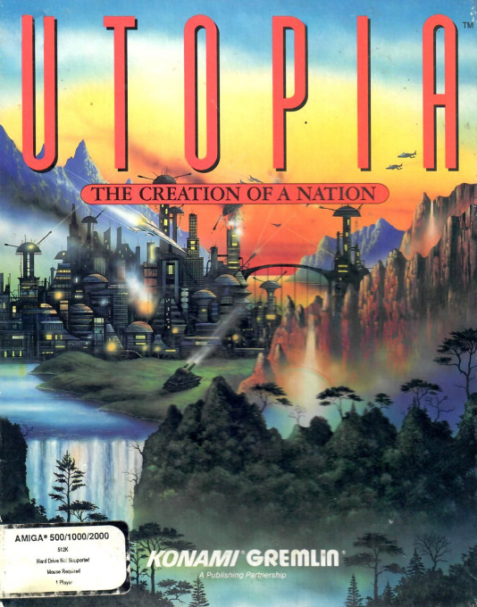 Utopia - Scenario Disk - The New Worlds box art