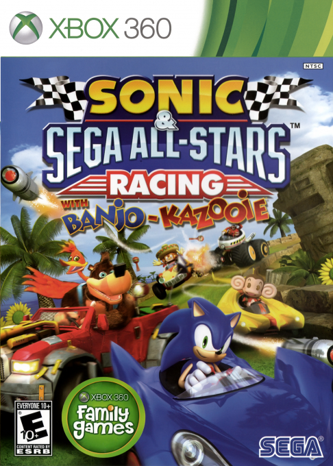 Sonic & Sega All-Stars Racing with Banjo-Kazooie box art