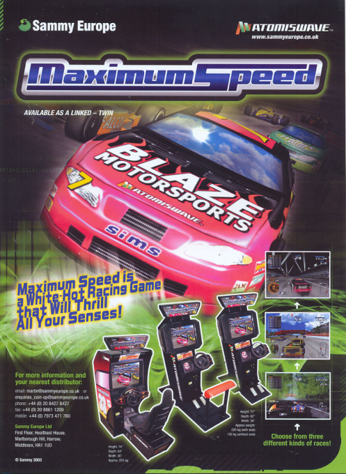 Maximum Speed — box-2D (EU)