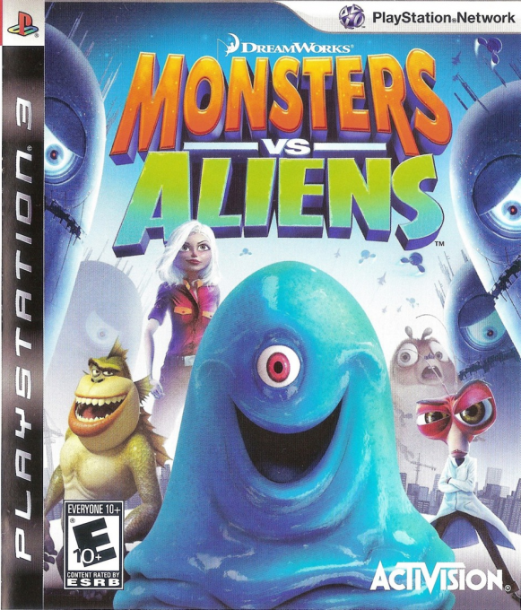 Monsters vs. Aliens box art