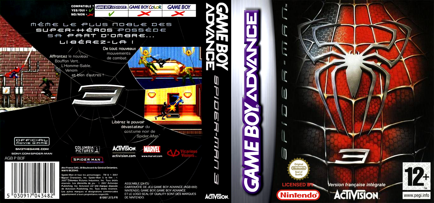 Spider-Man 3 — box-texture (FR)