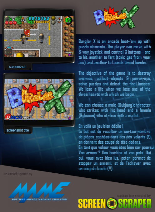 Burglar X — box-2D-back (SS)