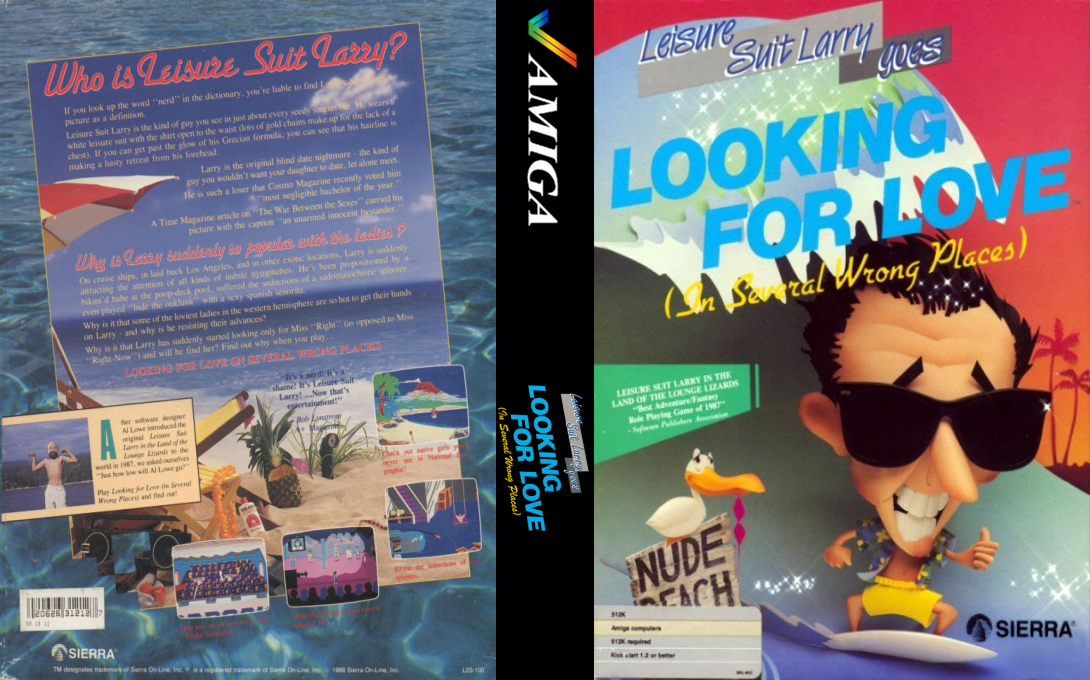 Leisure Suit Larry II - Leisure Suit Larry goes Looking for Love — box-texture (WOR)