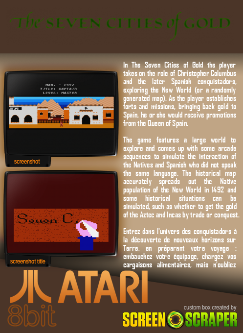 Seven Cities Of Gold, The — box-2D-back (SS)