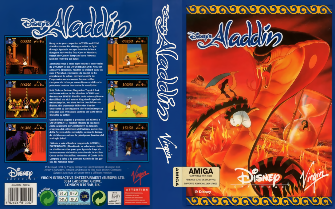 Aladdin — box-texture (EU)