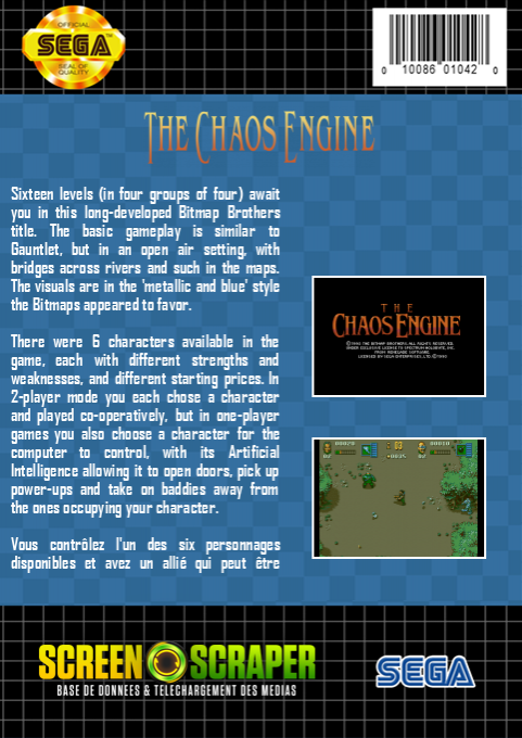 Chaos Engine, The — box-2D-back (SS)