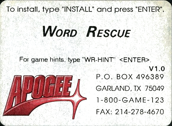 Word Rescue — support-texture (US)