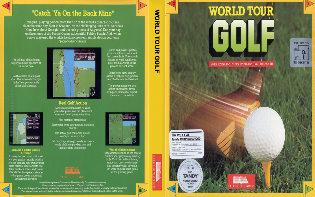 World Tour Golf — box-texture (US)