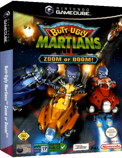 Butt-Ugly Martians - Zoom or Doom! — box-3D (EU)