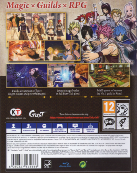 Fairy Tail — box-2D-back (EU)