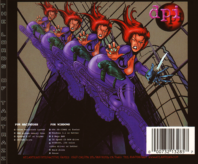 The Lords of Tantrazz — box-2D-back (US)