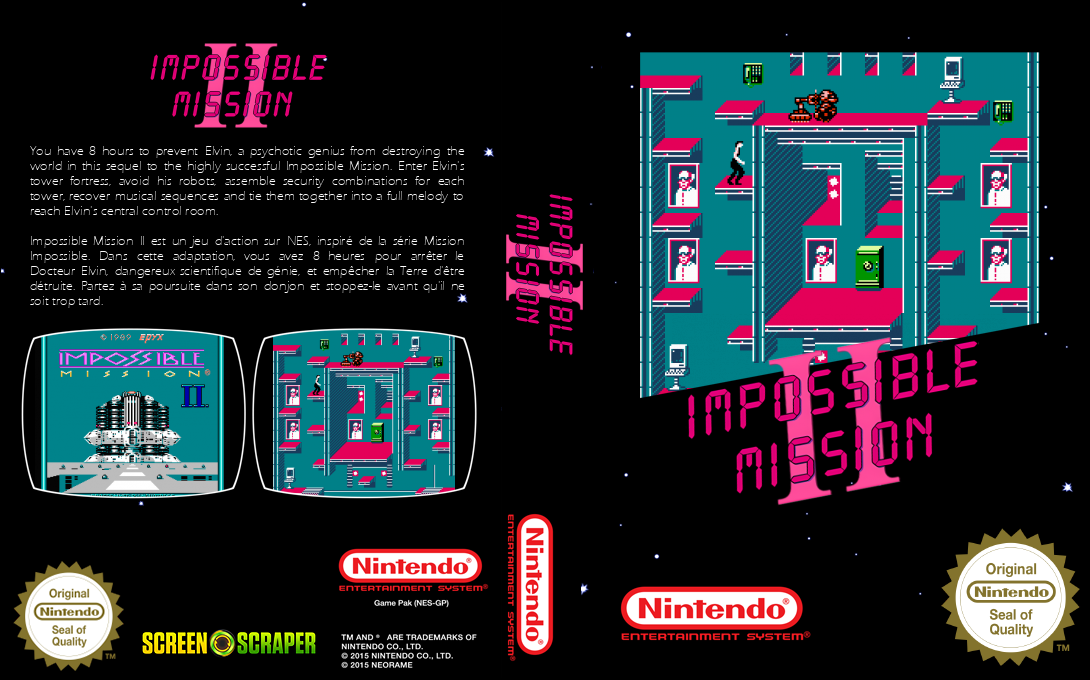 Impossible Mission 2 — box-texture (SS)