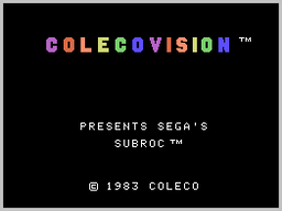 Subroc Super Game — sstitle (WOR)