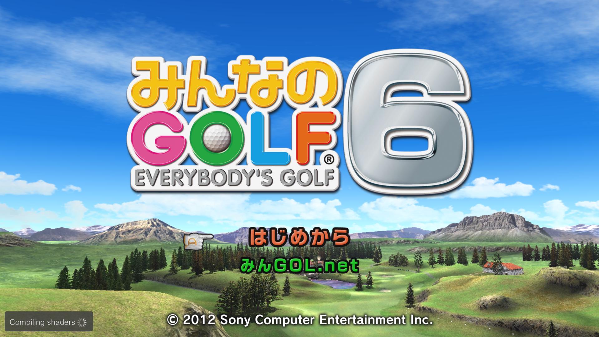 Minna no Golf 6 — sstitle (JP)