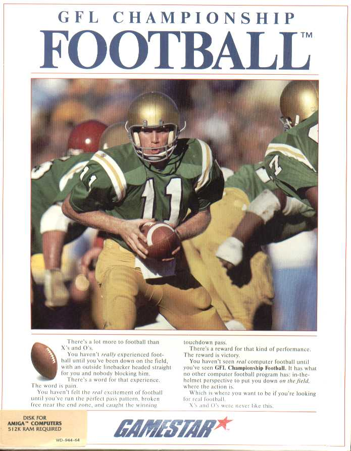 GFL Championship Football box art